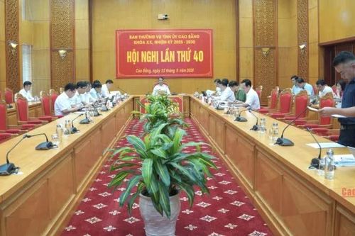 Hội nghị lần thứ 40 Ban Thường vụ Tỉnh ủy