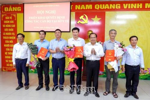 Triển khai các quyết định về công tác cán bộ tại Sở Y tế