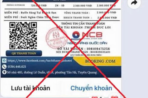 Fanpage giả mạo khách sạn giăng bẫy lừa tiền cọc du khách dự Lễ hội Thành Tuyên