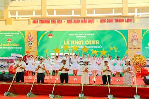 Khởi công xây dựng Trường THCS Kim Liên