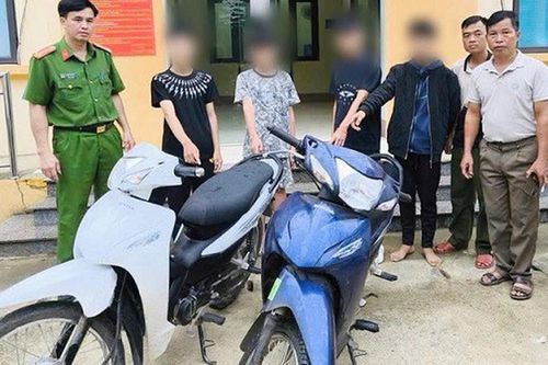 Phá ổ nhóm thanh thiếu niên trộm 7 xe máy