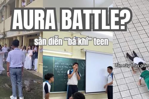 Aura Battle vào trường học: Sân trường hóa 'sàn đấu' bá khí của Gen Alpha