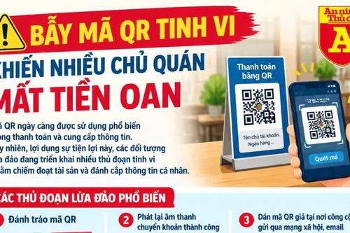 Cảnh giác bẫy mã QR: Chủ cửa hàng có thể mất tiền nếu chủ quan