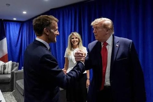 Ông Trump tiếp ông Macron tại căn hộ riêng ở Trump Tower
