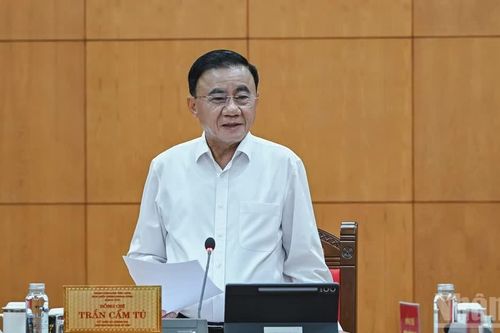 [Ảnh] Thường trực Ban Bí thư Trần Cẩm Tú làm việc về Tổng kết 40 năm Cương lĩnh xây dựng đất nước trong thời kỳ quá độ lên chủ nghĩa xã hội