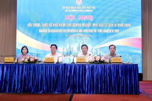 Lãnh đạo tỉnh Phú Thọ đối thoại, tháo gỡ khó khăn cho doanh nghiệp, nhà đầu tư