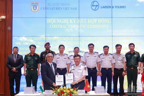 Cảnh sát biển Việt Nam ký kết hợp đồng đóng mới tàu TT-1500