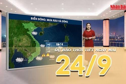 [Video] Dự báo thời tiết đêm nay và ngày mai 24/9/2026: Trung Bộ tiếp tục mưa lớn, đề phòng nguy cơ lũ quét và sạt lở