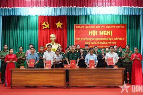 Đoàn Kinh tế - Quốc phòng 717 (Binh đoàn 15) và các địa phương xây dựng biên giới vững mạnh
