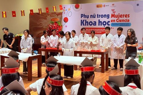 Góc truyền cảm hứng từ Triển lãm về phụ nữ trong lĩnh vực khoa học