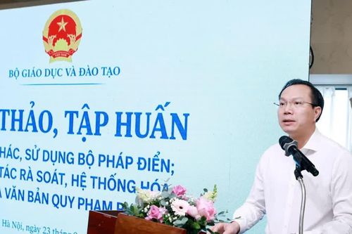 Nâng cao chất lượng công tác pháp chế tại các đơn vị trực thuộc Bộ GD&ĐT