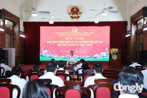 Khẩn trương hoàn thành thực chất các nhiệm vụ ngành Tòa án