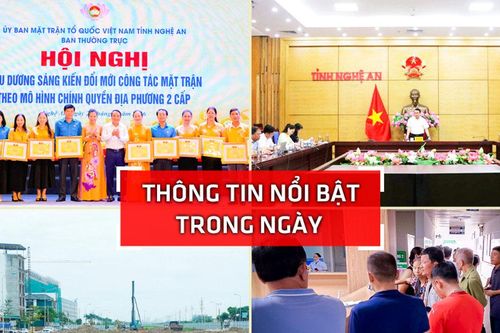 Nghệ An: Thông tin nổi bật ngày 23/9