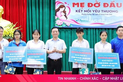 Phụ nữ phường Hà Huy Tập kết nối đỡ đầu 21 trẻ mồ côi