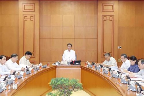 Thường trực Ban Bí thư làm việc về Tổng kết 40 năm Cương lĩnh xây dựng đất nước trong thời kỳ quá độ lên CNXH