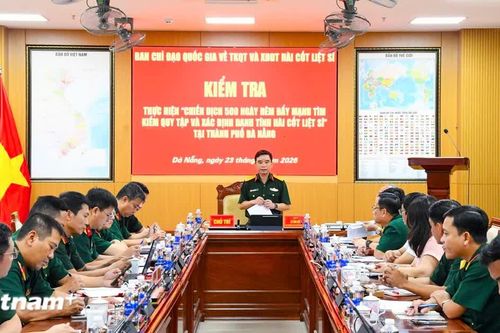 Bộ Chỉ huy Quân sự Đà Nẵng vượt tiến độ lấy mẫu ADN hài cốt liệt sĩ