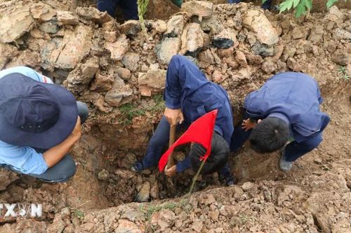 Mở rộng phạm vi tìm kiếm ở khu vực từng là nơi an táng liệt sỹ trong chiến tranh