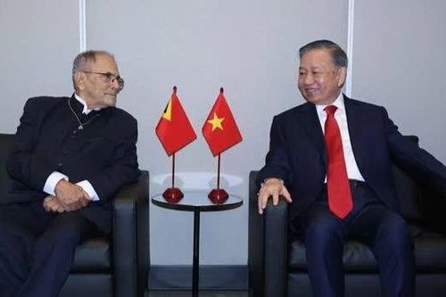 Tổng Bí thư, Chủ tịch nước Tô Lâm gặp Tổng thống Timor Leste