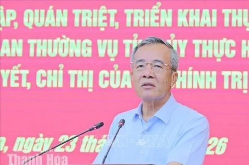 Hội nghị quán triệt các nghị quyết và chỉ thị của Bộ Chính trị