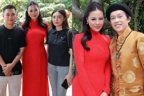Nam Thư thân thiết bên Hoài Linh và Hoài Lâm