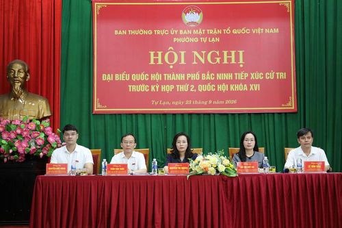 Đoàn đại biểu Quốc hội thành phố Bắc Ninh tiếp xúc cử tri phường Tự Lạn