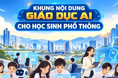 [Infographic] - Khung nội dung giáo dục AI cho học sinh phổ thông
