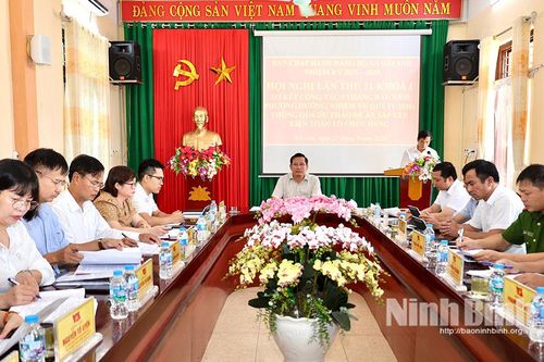 Đảng ủy xã Hải Anh triển khai nhiệm vụ trọng tâm quý IV/2026