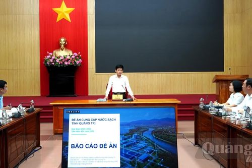 Hoàn thiện Đề án cung cấp nước sạch tỉnh Quảng Trị, giai đoạn 2026-2030, tầm nhìn đến năm 2050