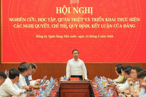 Đảng ủy NHNN quán triệt, cụ thể hóa các nghị quyết của Trung ương gắn với nhiệm vụ ngành Ngân hàng