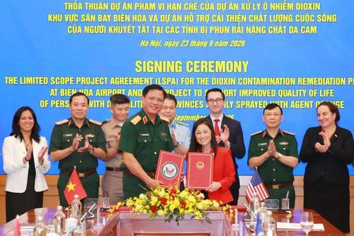 Ký kết hợp tác Việt Nam - Hoa Kỳ về khắc phục hậu quả chiến tranh và ô nhiễm dioxin
