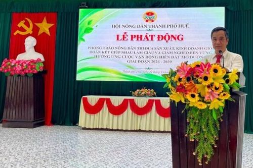 Nông dân thành phố Huế thi đua sản xuất giỏi, chung sức giảm nghèo bền vững
