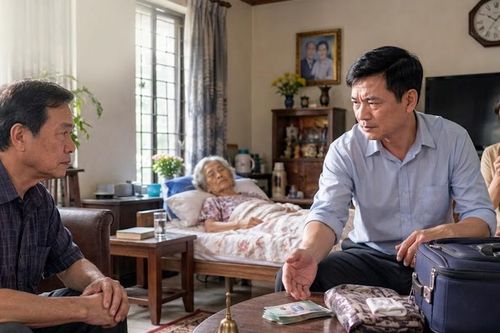 Mỗi tháng nhận 5 triệu của anh trai để ở quê chăm mẹ ốm, ngày tôi trả lại tiền kèm chiếc va li của mẹ, cả nhà lặng đi