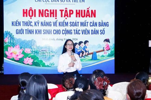 Ninh Bình nâng cao năng lực cho cộng tác viên dân số trong kiểm soát mất cân bằng giới tính khi sinh