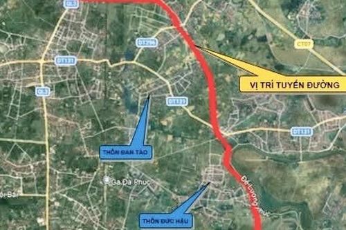 Hà Nội có thêm hướng tuyến giao thông trọng điểm phía Đông đô thị vệ tinh Sóc Sơn
