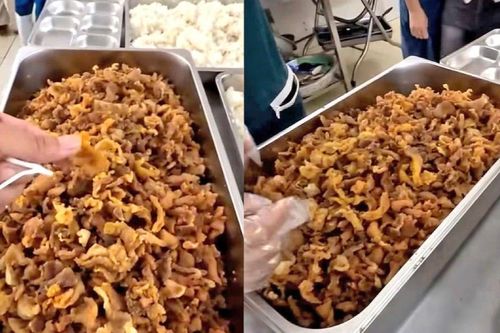 Phụ huynh phản ánh suất ăn bán trú học sinh giống 'tóp mỡ', xã Quảng Bị nói gì?