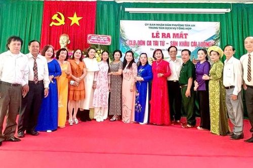 Cần Thơ: Thành lập CLB Đờn ca tài tử - Sân khấu cải lương phường Tân An
