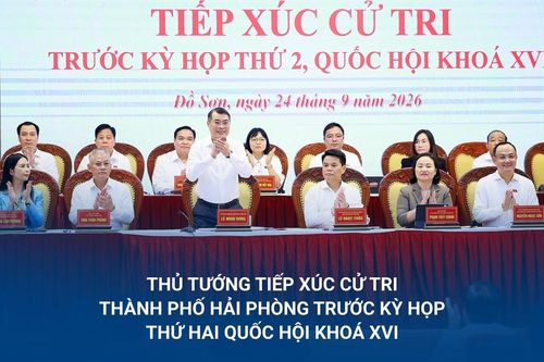 Thủ tướng tiếp xúc cử tri thành phố Hải Phòng trước Kỳ họp thứ hai Quốc hội khoá XVI