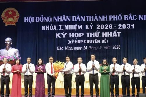Đồng chí Đào Thanh Trường được bầu giữ chức Phó Chủ tịch Ủy ban nhân dân thành phố Bắc Ninh