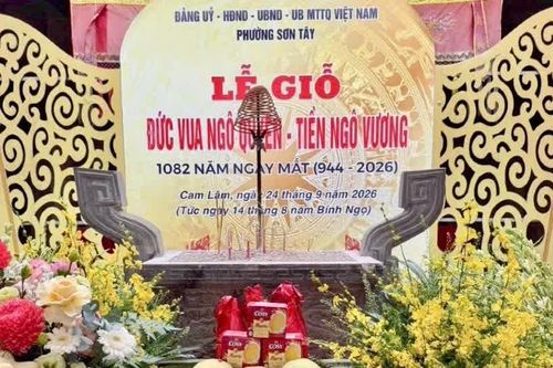 Sơn Tây tổ chức lễ giỗ Đức vua Ngô Quyền-Tiền Ngô Vương