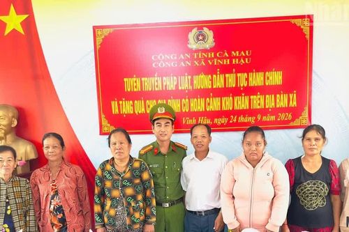 Cà Mau: Một xã ven biển luôn quan tâm hỗ trợ đồng bào Khmer