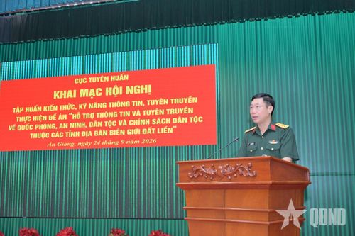 Cục Tuyên huấn (Tổng cục Chính trị): Tập huấn kiến thức, kỹ năng thông tin và tuyên truyền thực hiện Đề án 1219