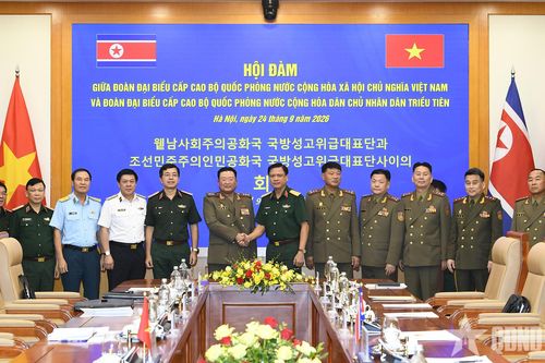 Thượng tướng Nguyễn Trường Thắng hội đàm với Thứ trưởng Bộ Quốc phòng Triều Tiên