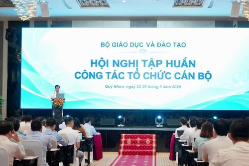 Bộ GD&ĐT tập huấn công tác tổ chức cán bộ