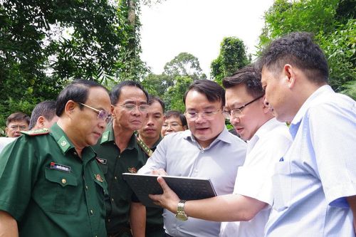 Lãnh đạo tỉnh Nghệ An khảo sát, rà soát quy hoạch khu vực cửa khẩu Thông Thụ
