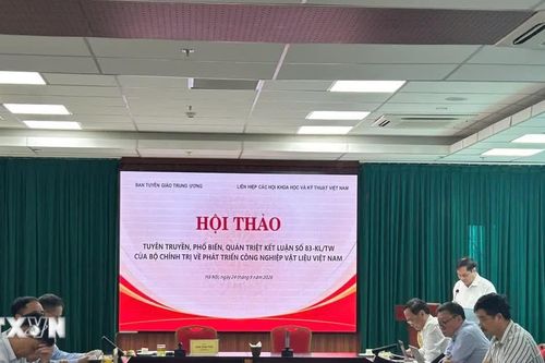 Thúc đẩy phát triển nhanh, bền vững ngành công nghiệp vật liệu
