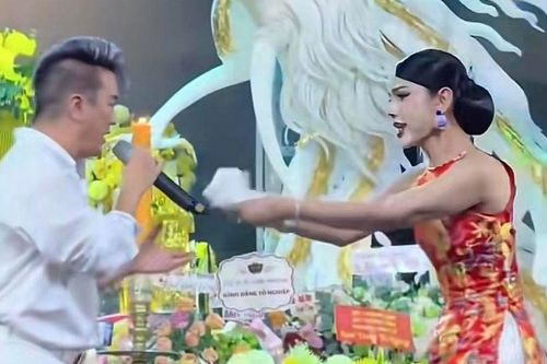 Thêm 1 trường hợp lao lên sân khấu khi Đàm Vĩnh Hưng đang hát