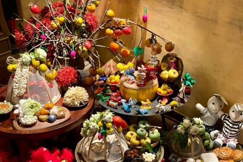 Ngắm những mâm cỗ Trung thu đẹp như tranh của hội mẹ đảm