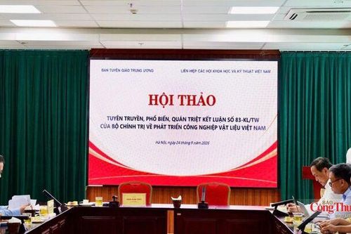Thúc đẩy phát triển công nghiệp vật liệu, nâng cao năng lực tự chủ