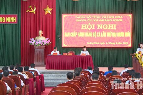 Đảng ủy xã Quảng Ninh đề ra nhiệm vụ, giải pháp trọng tâm 3 tháng cuối năm 2026