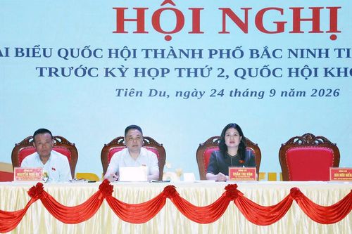 Đoàn đại biểu Quốc hội thành phố Bắc Ninh tiếp xúc cử tri phường Tiên Du